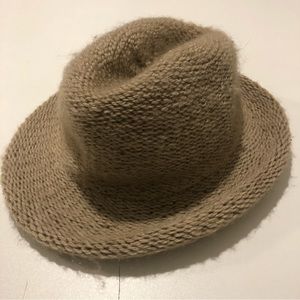 Vintage EATON Fedora Made in Italy Tan Color Womens